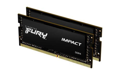 Kingston Technology FURY 64GB 3200MT/s DDR4 CL20 SODIMM (Kit of 2) Impact (KF432S20IBK2/64)-0