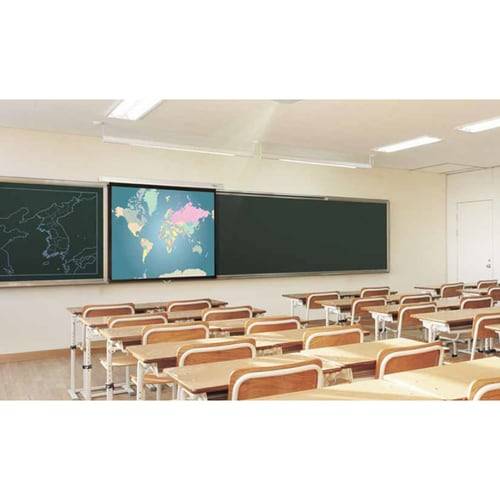 Optoma DS-9092PWC Manuelle Pull Down Leinwand für Wand-/Deckenmontage, 16:9, (92"") 233,7 cm-2