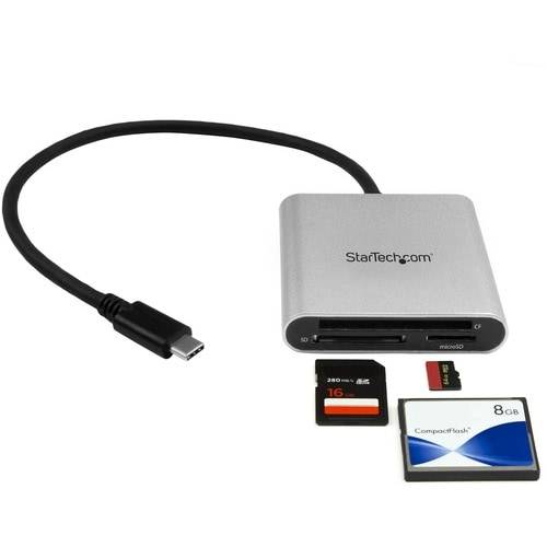 Startech.com lettore multischede esterno per flash card sd/mmc/cf usb 3.1 ( tipo-c ) gen 1 (5gbps)-3