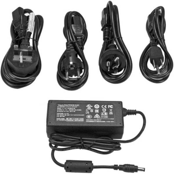 StarTech.com DC Power Adapter - 12V, 5A - Netzteil - Wechselstrom 100-240 V (SVA12M5NA)