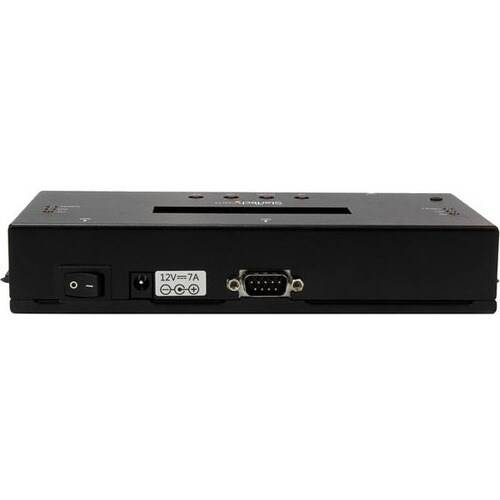 StarTech.com Duplicatore ed Eraser Standalone 1:1 per Hard Disk HDD/SSD SAS e SATA con funzione Clone - Display LCD --1