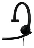 Logitech H570e Auricolare Cablato A Padiglione Ufficio USB tipo-C Nero-1