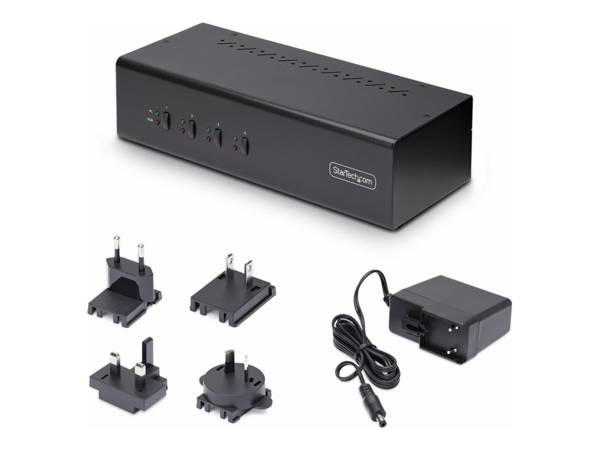 StarTechcom KVM Switch DisplayPort a 4 Porte con