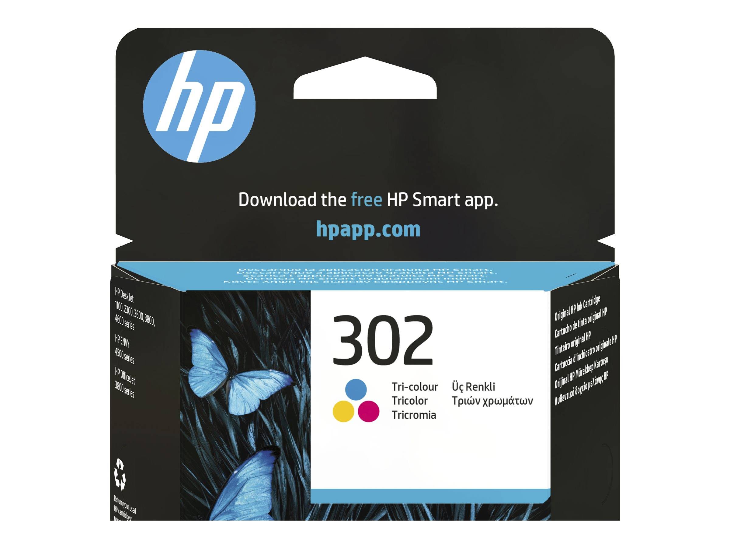 HP 302 - 4 ml - Farbe (Cyan, Magenta, Gelb) - original-0