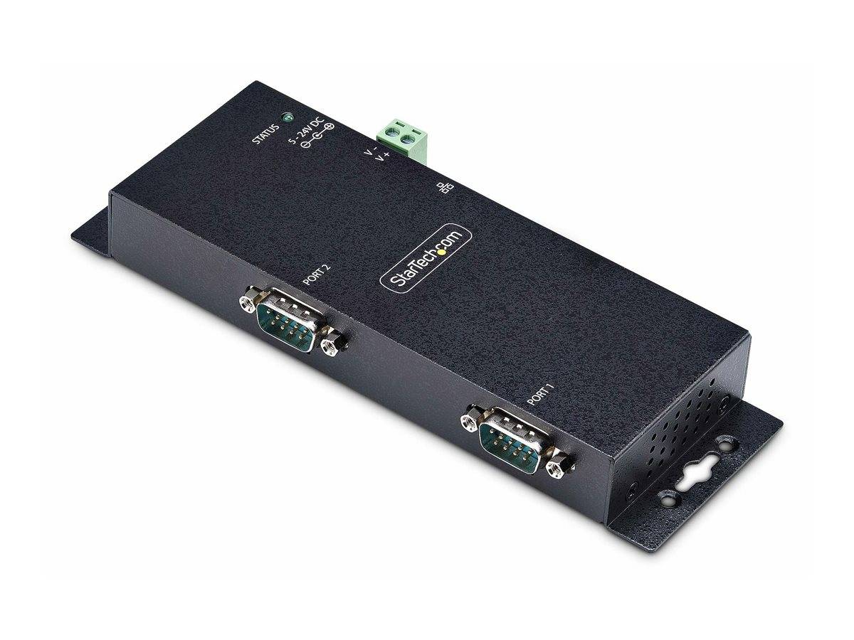 S232 remoti, montaggio a parete/su guida DIN, metallo, convertitore seriale da RJ45 LAN a DB9, TAA (I23-SERIAL-ETHERNET)-0