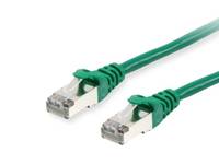 equip - Patch-Kabel - RJ-45 (M) zu RJ-45 (M) - 25 m - S/FTP, PiMF - CAT 6a - halogenfrei, geformt, verseilt - grün (6064-1