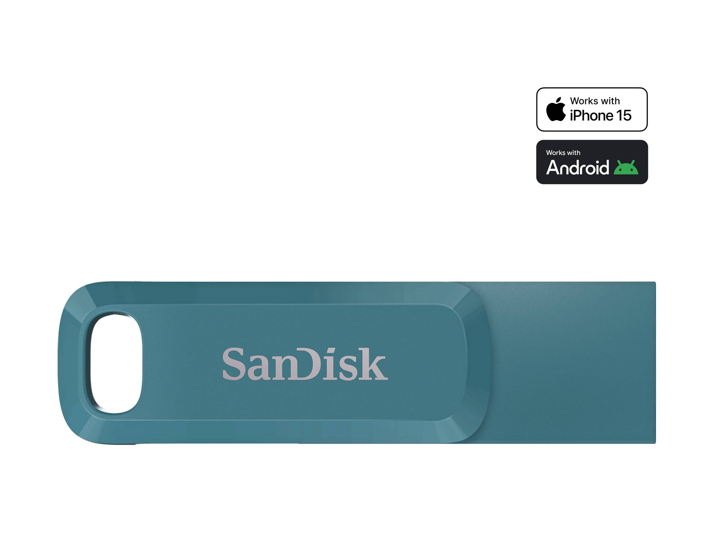 Sandisk ultra dual drive go unità flash usb 512 gb usb tipo-c 3.2 gen 1 (3.1 gen 1) turchese-0