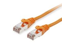 equip - Patch-Kabel - RJ-45 (M) zu RJ-45 (M) - 25 m - S/FTP, PiMF - CAT 6a - halogenfrei, geformt, verseilt - orange (60-1
