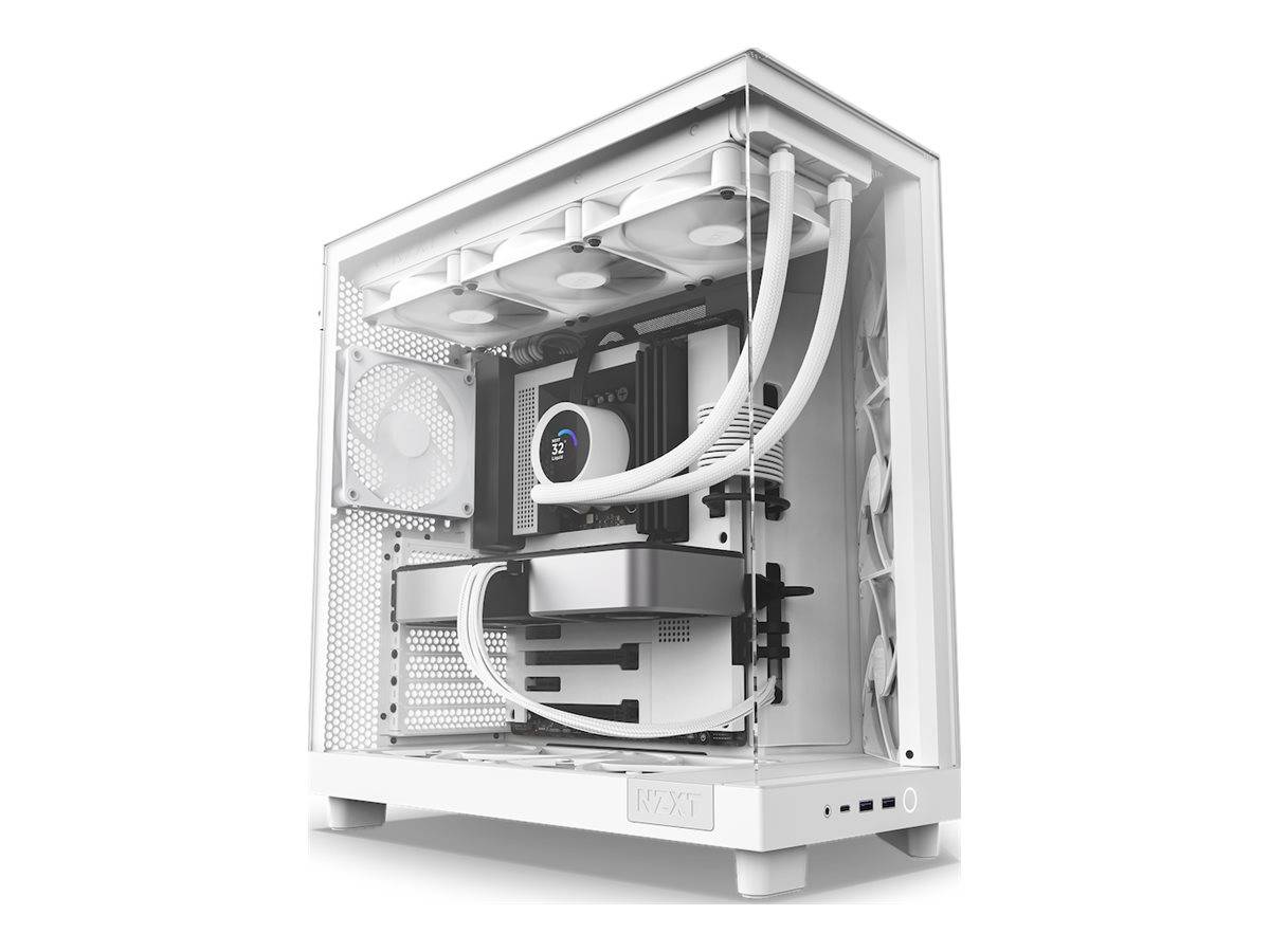 NZXT H6 Air Flow Midi Tower Bianco (NZXT H6 FLOW MID TOWER CASE WHITE)-3