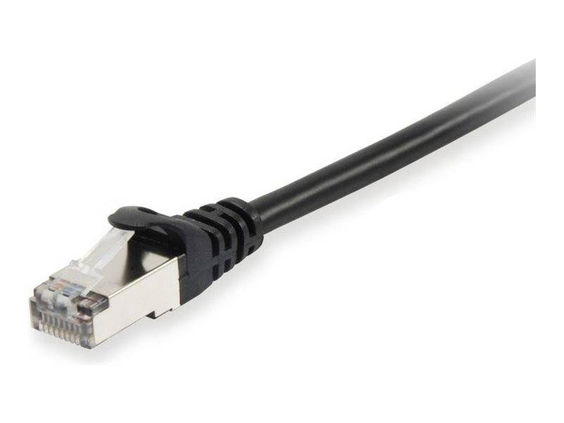 equip - Patch-Kabel - RJ-45 (M) zu RJ-45 (M) - 50 m - S/FTP - CAT 6 - geschirmt, halogenfrei, geformt, verseilt - Schwar-0