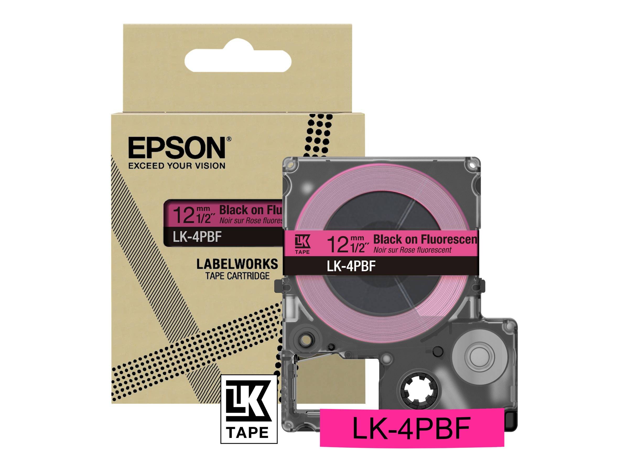 S672100 NASTRO FLUO LK-4PBF 12MM-1