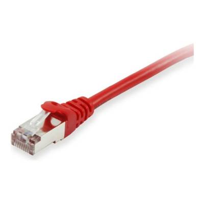 equip - Patch-Kabel - RJ-45 (M) zu RJ-45 (M) - 25 m - S/FTP, PiMF - CAT 6a - halogenfrei, geformt, verseilt - Rot (60651-0