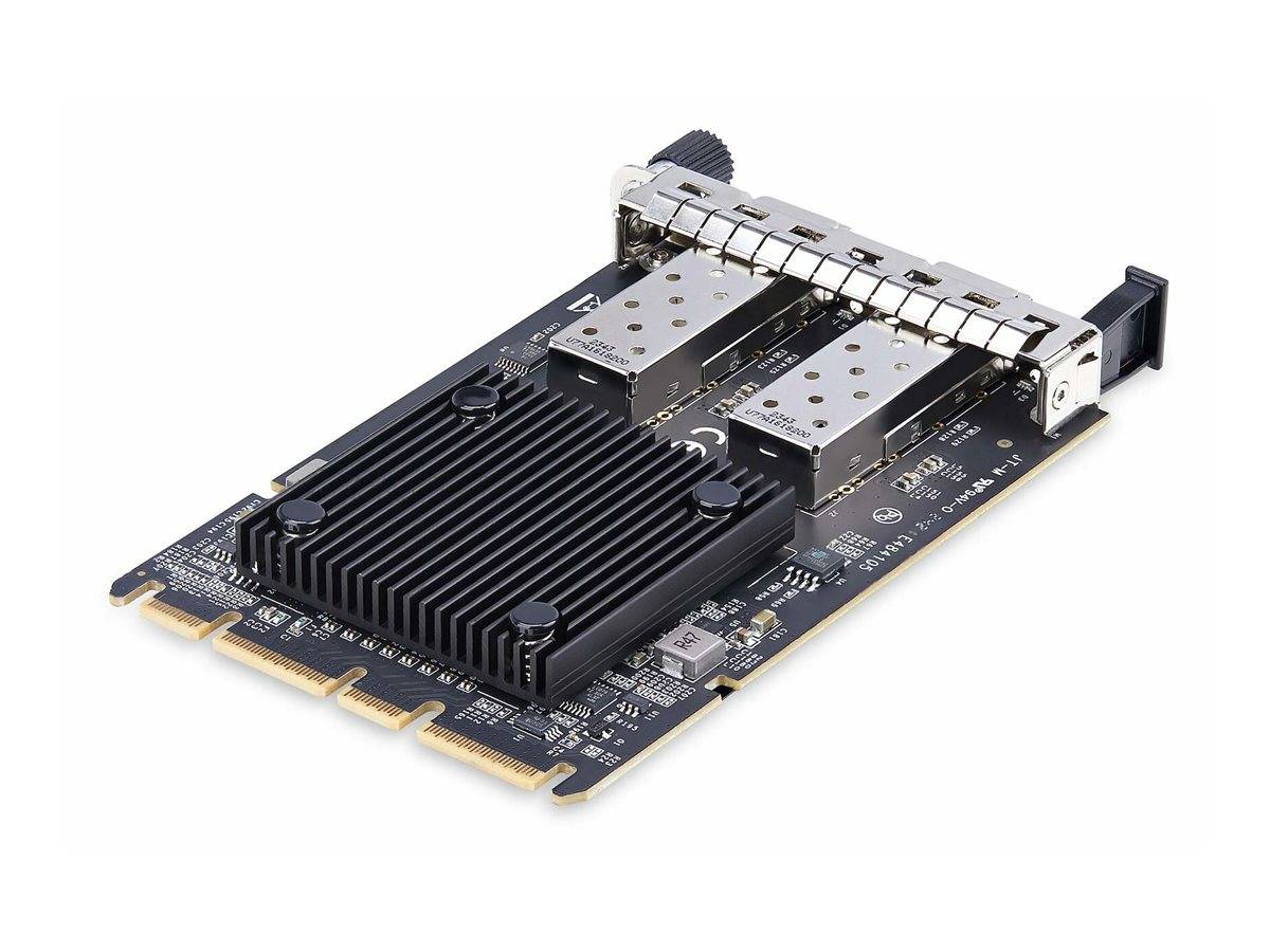 StarTech.com Scheda di rete server OCP 3.0 SFP+ a 10 Gbps a 2 porte con Intel X710, compatibile SFF 4C+, NIC OCP a due-0