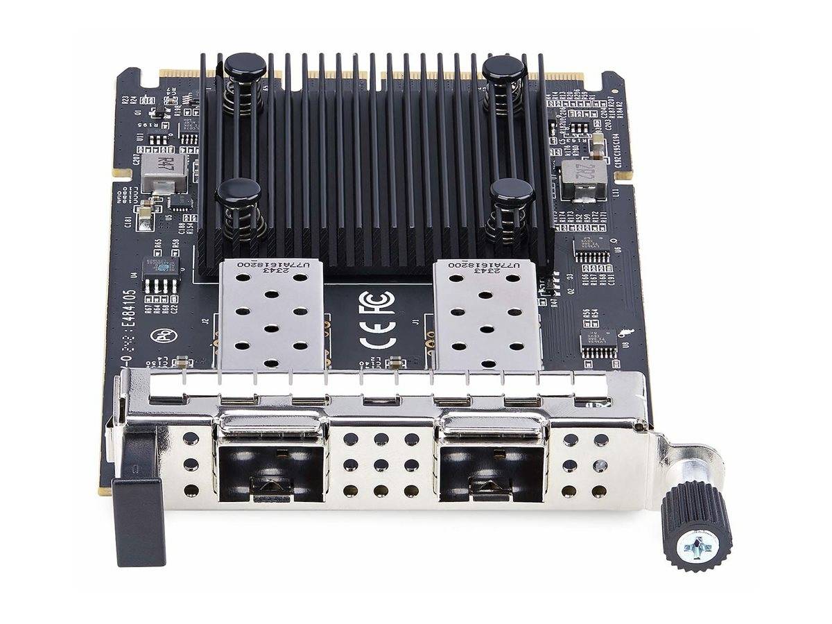 StarTech.com Scheda di rete server OCP 3.0 SFP+ a 10 Gbps a 2 porte con Intel X710, compatibile SFF 4C+, NIC OCP a due-1