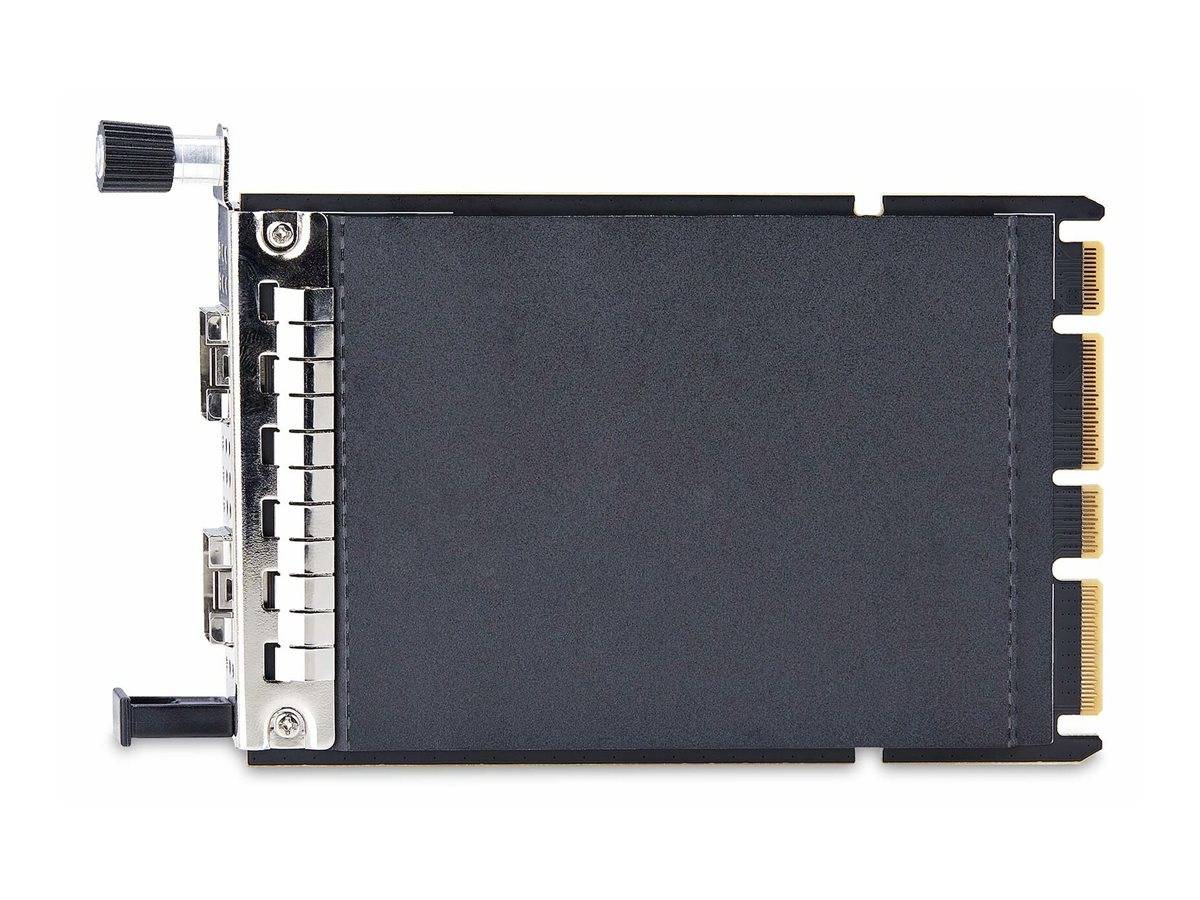 StarTech.com Scheda di rete server OCP 3.0 SFP+ a 10 Gbps a 2 porte con Intel X710, compatibile SFF 4C+, NIC OCP a due-2