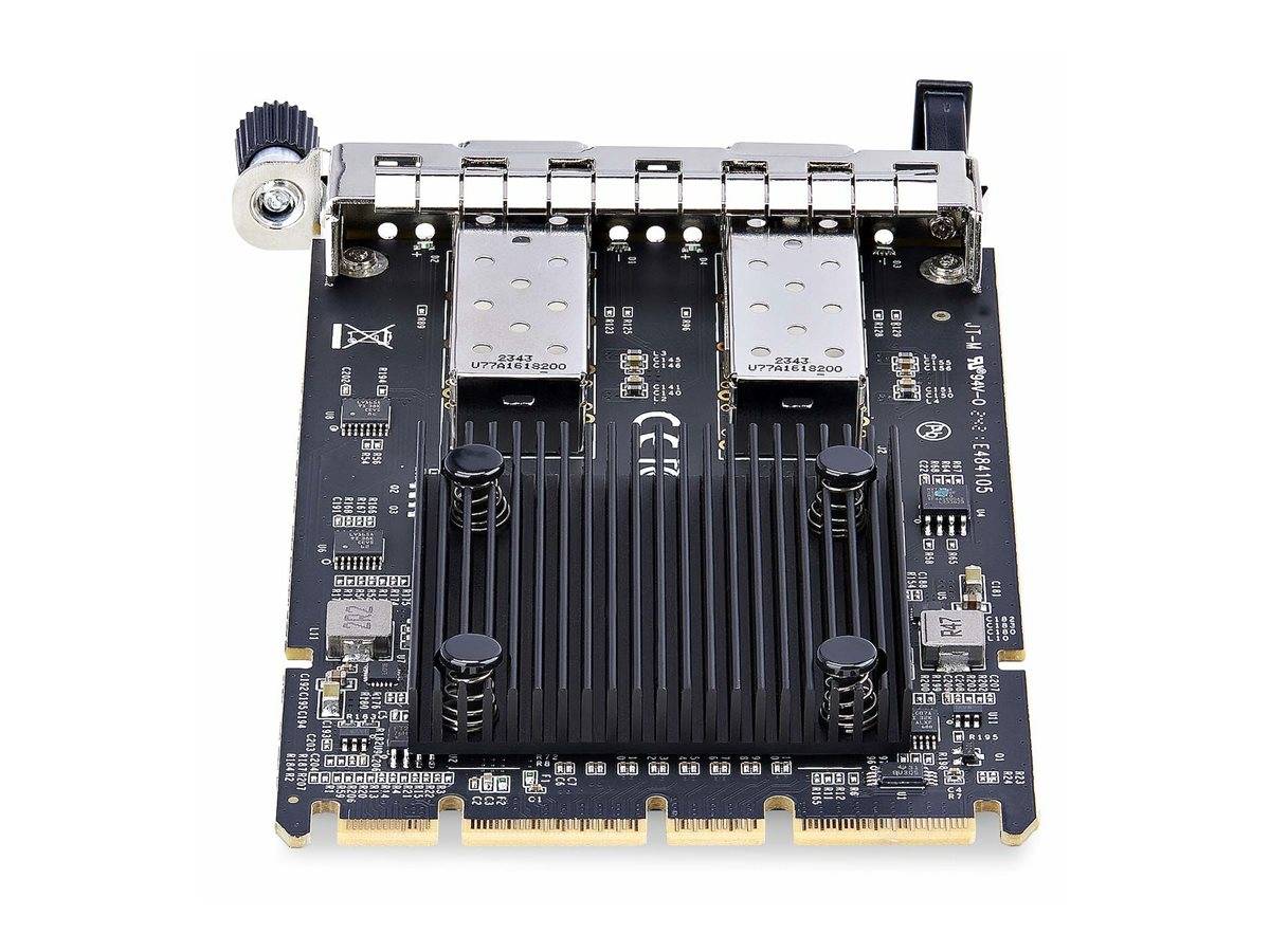 StarTech.com Scheda di rete server OCP 3.0 SFP+ a 10 Gbps a 2 porte con Intel X710, compatibile SFF 4C+, NIC OCP a due-4