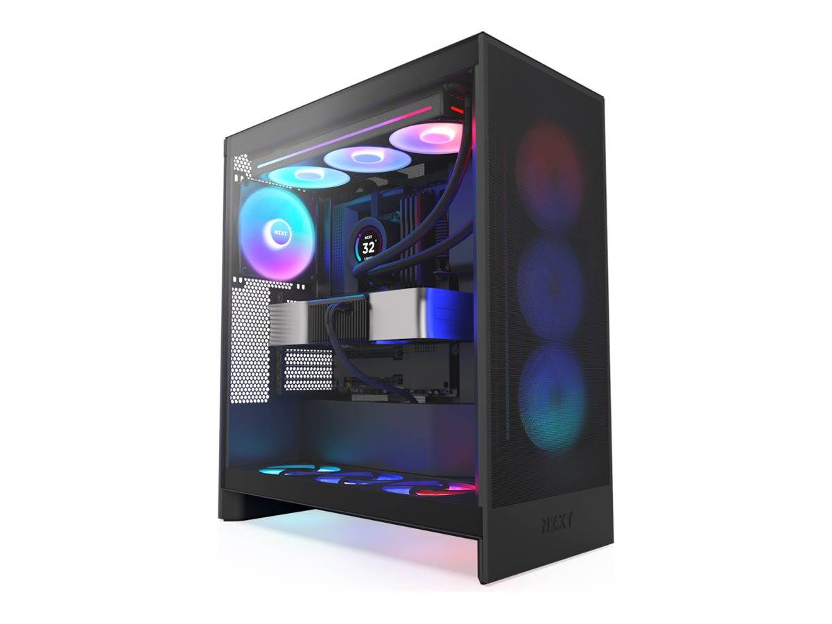 Case PC Midi Tower ATX con Finestra Laterale, Nero-3