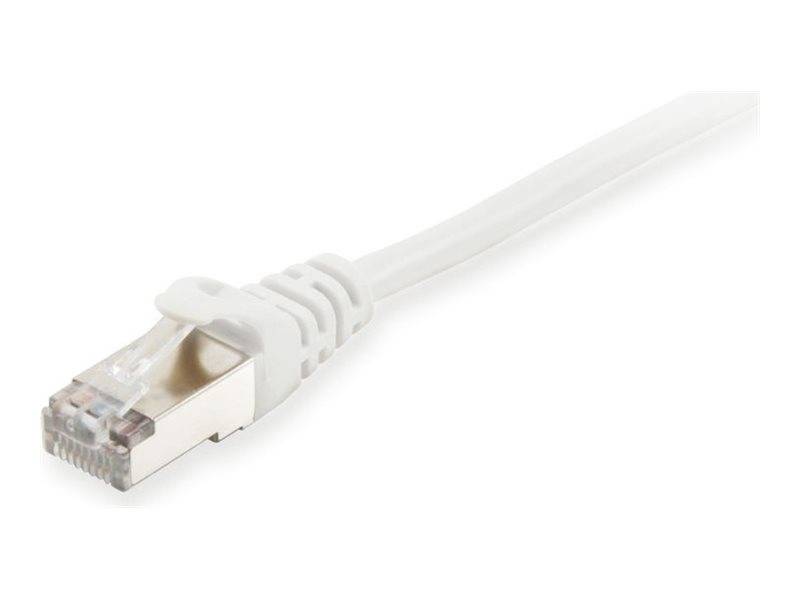 equip - Patch-Kabel - RJ-45 (M) zu RJ-45 (M) - 25 m - S/FTP, PiMF - CAT 6a - halogenfrei, geformt, verseilt - weiß (6060-0