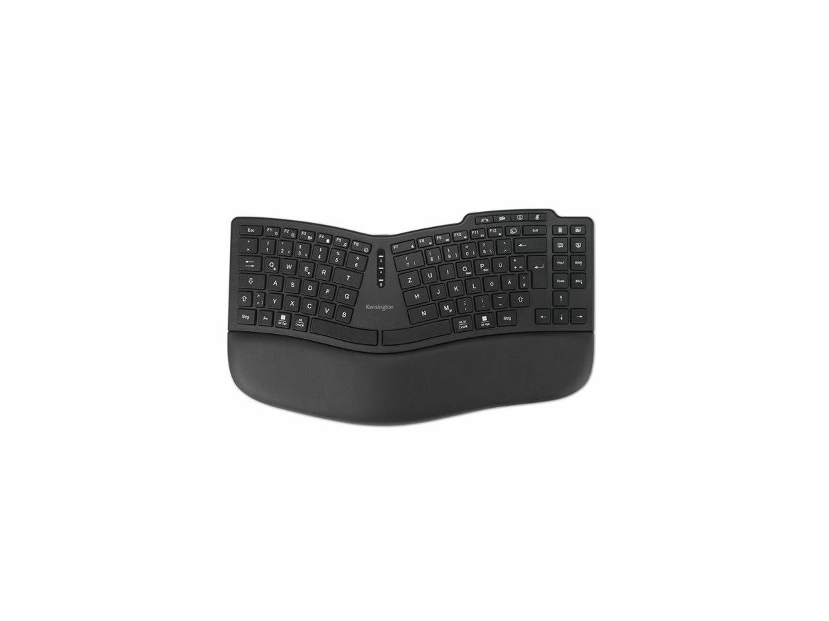 Kensington KB675 EQ TKL Ergo Wireless Tastatur (Rechargeable) - German, K75491DE (K75491DE)-0