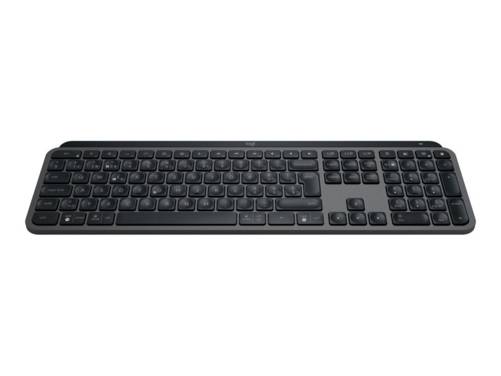 LOGITECH MX Keys S - GRAPHITE - (CH) - BT - N/A - CENTRAL-419 - PLUS PALMREST