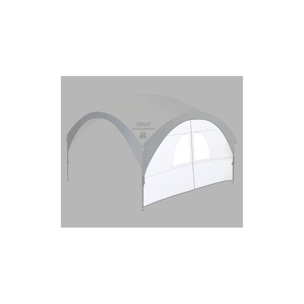 Parete laterale con ingresso per FastPitch Shelter L argento 3,65 m-0