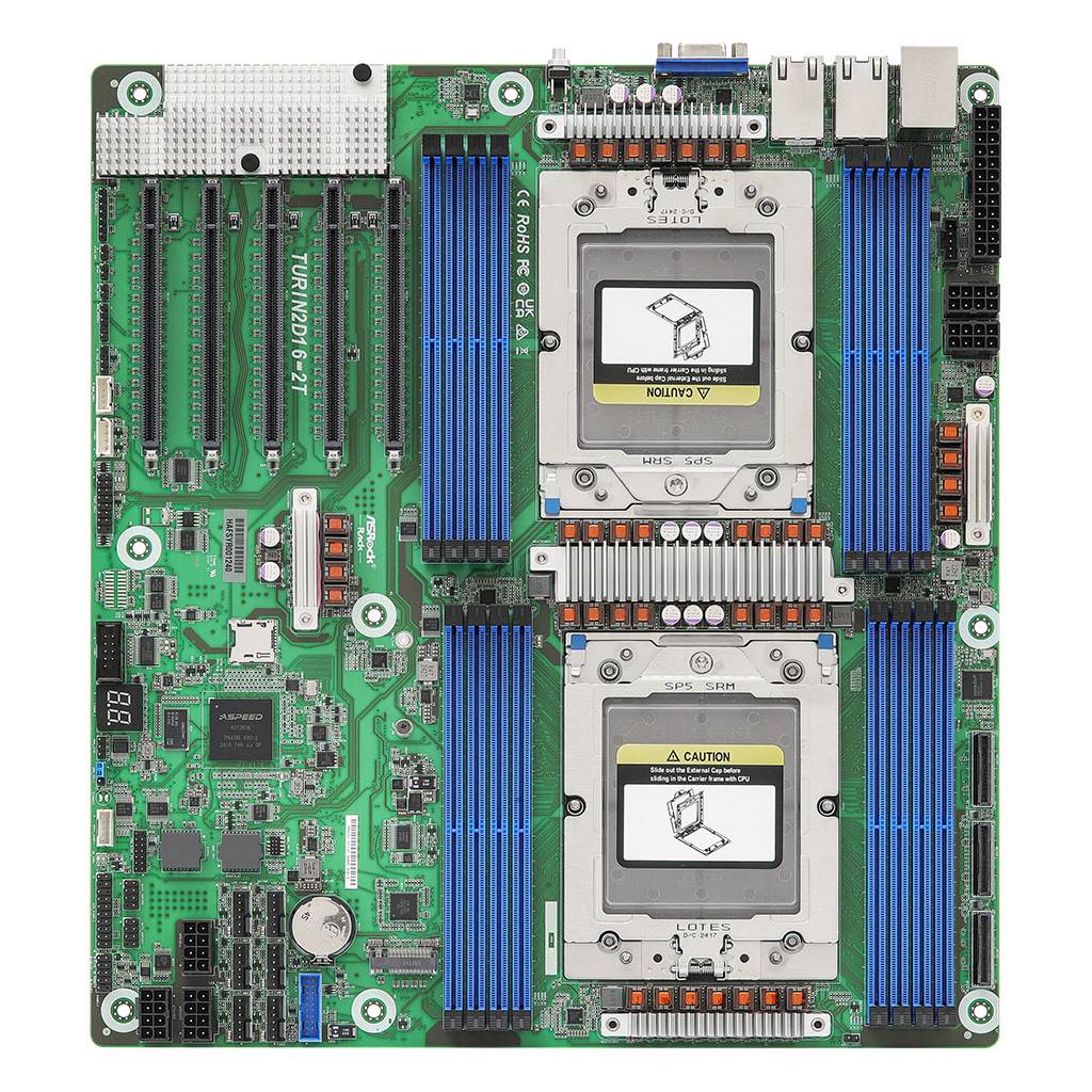 ASRock Mainboard TURIN2D16-2T EEB Dual Sockel DP5 Single (TURIN2D16-2T)-2