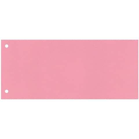 Separatore per archivio con due fori Q-Connect 24x10,5 cm 190 g/m² rosa conf. da 100 - KF00517-0