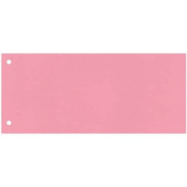 Separatore per archivio con due fori Q-Connect 24x10,5 cm 190 g/m² rosa conf. da 100 - KF00517