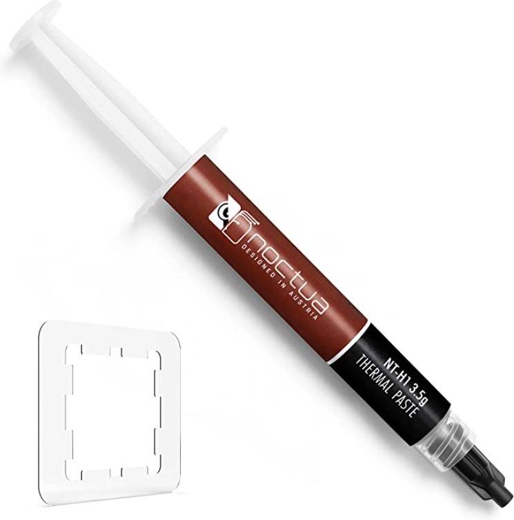 Noctua NT-H1 3.5g AM5 Edition. Typ: Wärmeleitpaste, Dichte: 2,49 g/cm³, Produktfarbe: Grau. Volumen (ml): 1,4 ml, Gewich-0