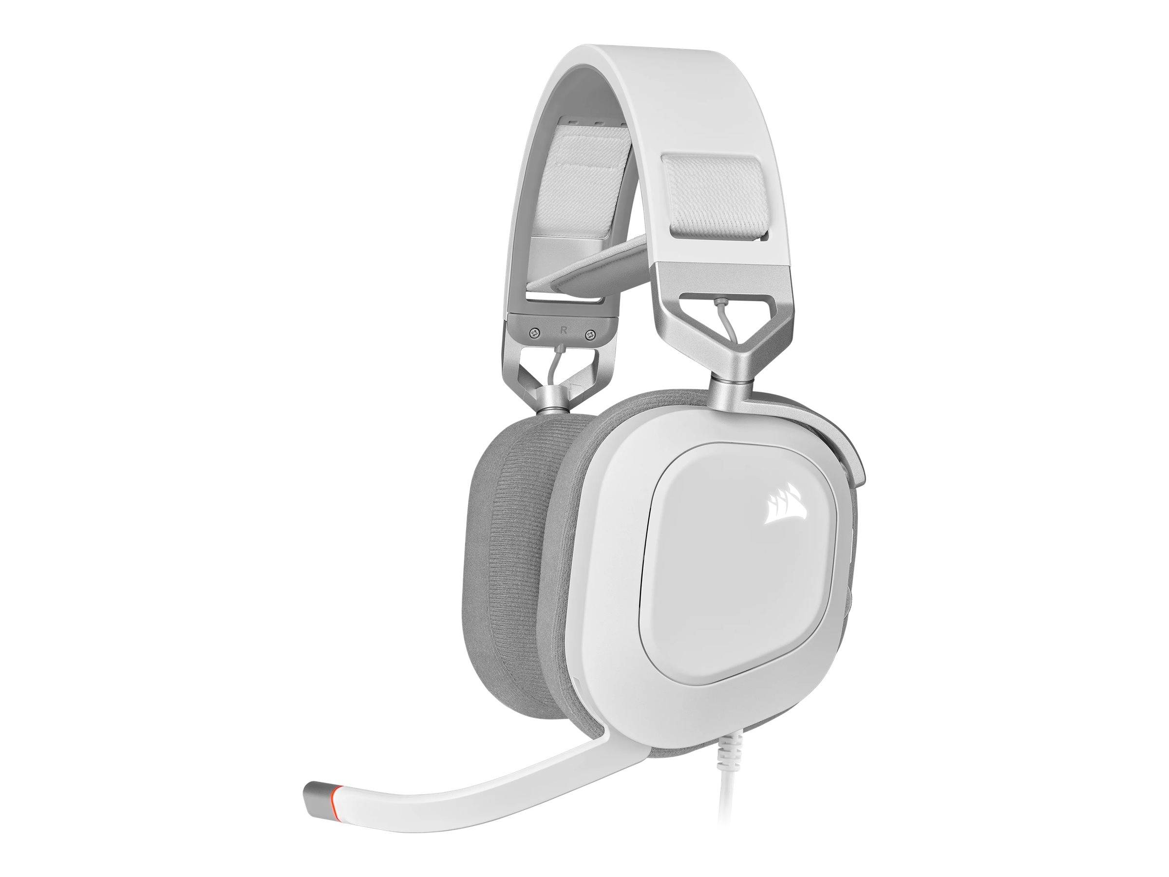 Corsair HS80 RGB USB Auricolare Cablato Portatile Gaming Bianco-0