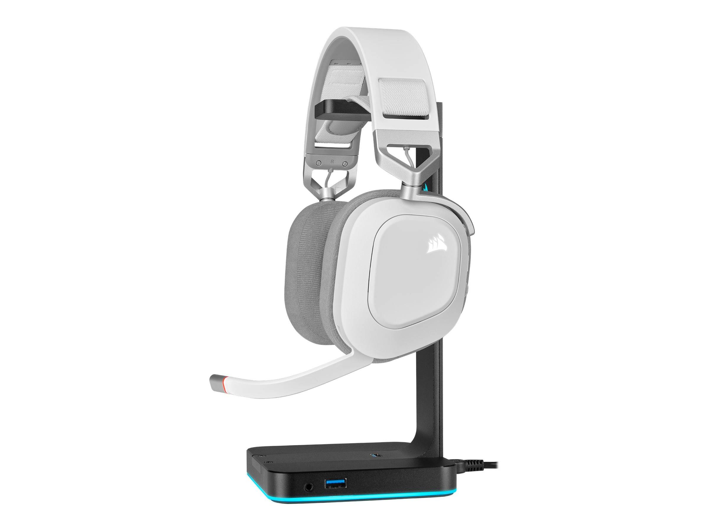 Corsair HS80 RGB USB Auricolare Cablato Portatile Gaming Bianco-2