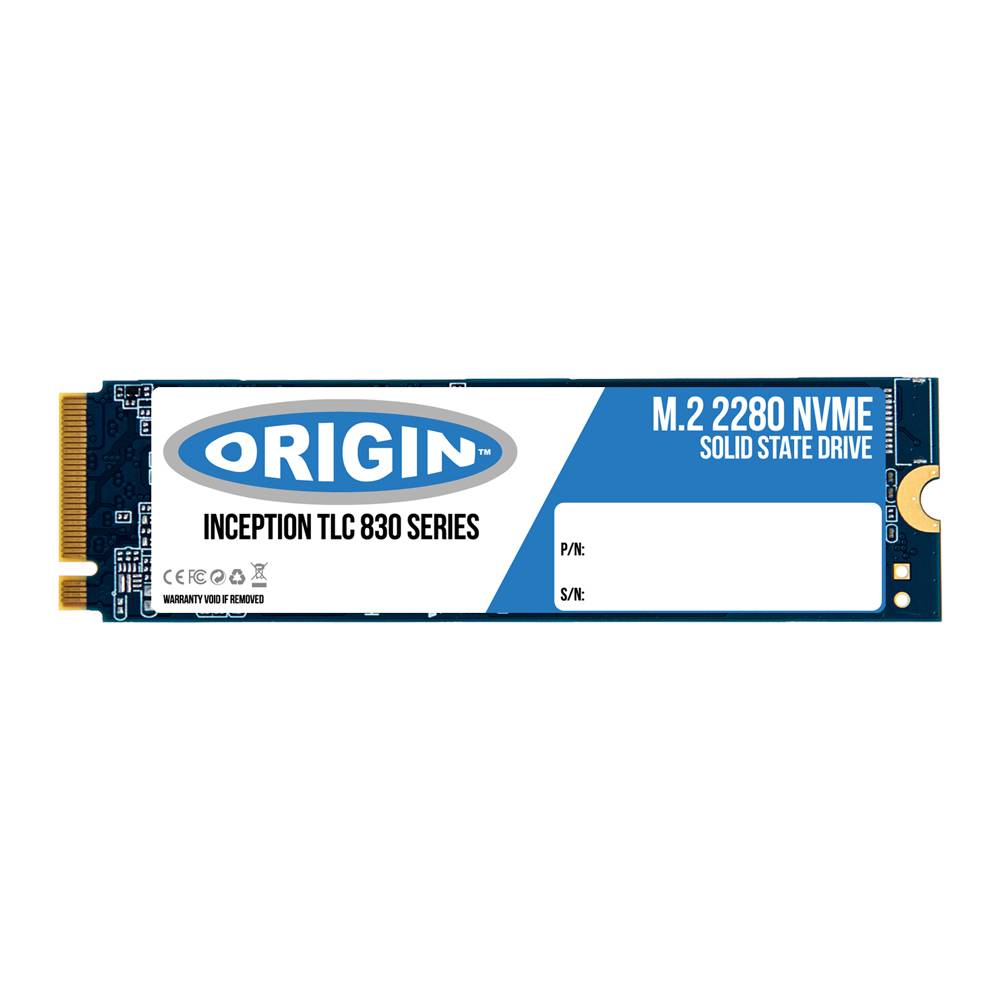 Origin Storage NB-2TBM.2/NVME drives allo stato solido 2 TB M.2 PCI Express 3.0 3D TLC (2TB PCIE M.2 NVME SSD 80mm)-1
