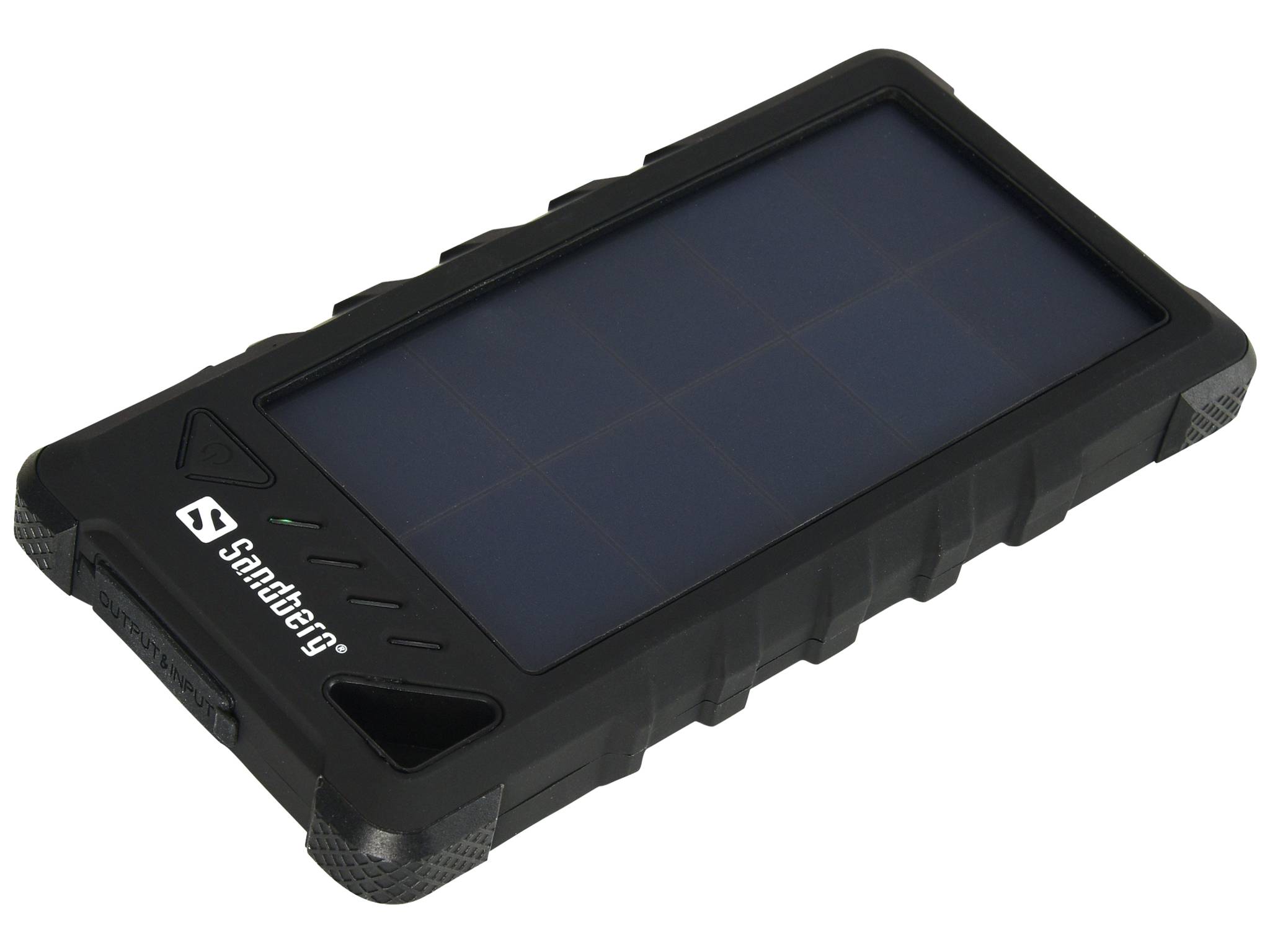 Sandberg Outdoor Solar Powerbank 16000 (Outdoor Solar Powerbank 16000 - Outdoor Solar Powerbank - 16000, Black, Universa-1