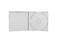 MediaRange BOX24 custodia CD/DVD Custodia Jewel 1 dischi Trasparente (MediaRange cd-hylster for lagring)-0