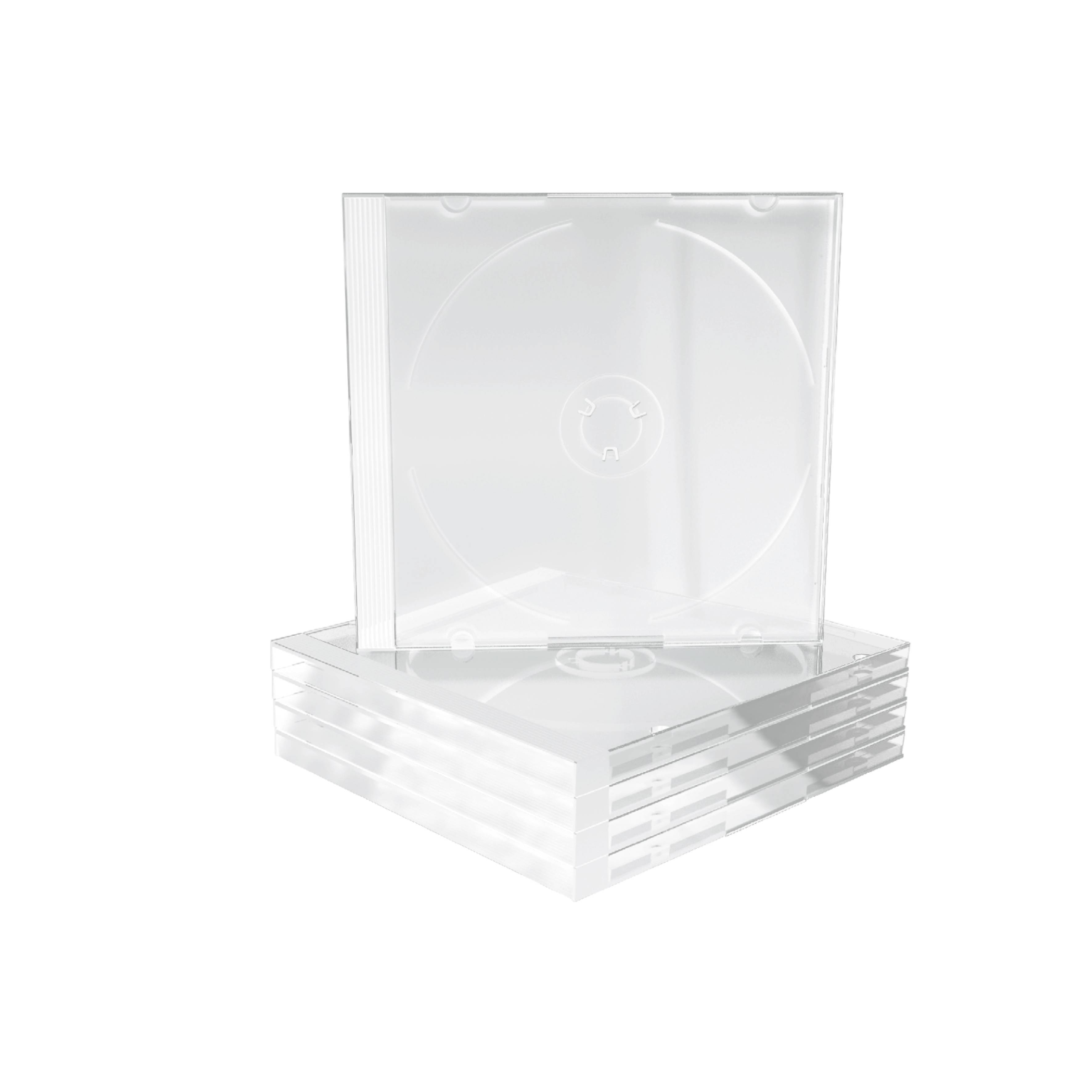 MediaRange BOX24 custodia CD/DVD Custodia Jewel 1 dischi Trasparente (MediaRange cd-hylster for lagring)-1