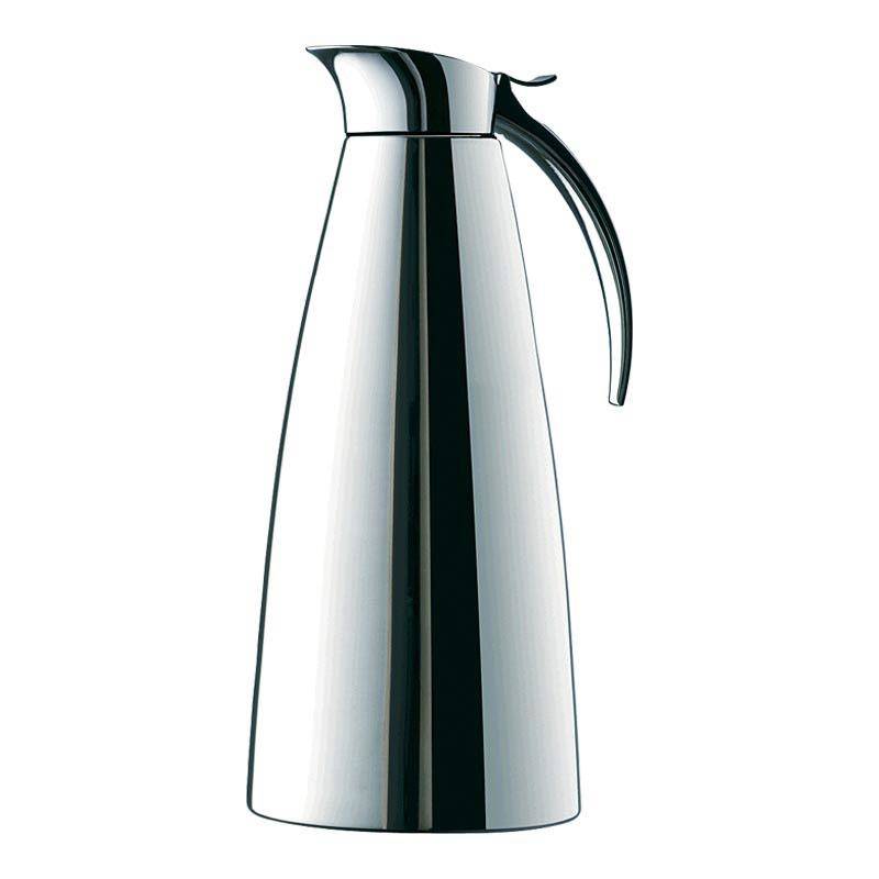 emsa Isolierkanne ELEGANZA, 0,3 Liter, Edelstahl vakuumisolierter Edelstahlkolben, komfortable Einhandbe- - 1 Stück (502