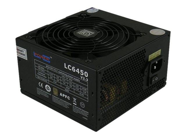 LC-Power LC6450 V2.3 alimentatore per computer 450 W 20+4 pin ATX ATX Nero (LC Power Super Silent Series LC6450 V2)-2