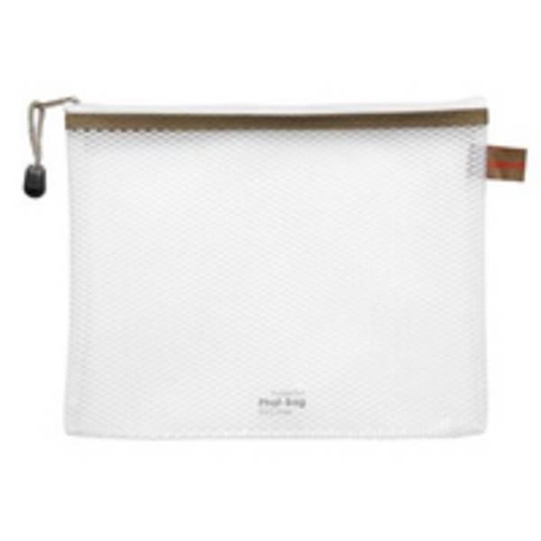 Borsa con cerniera FolderSys 24,4 cm x 19 cm trasparente