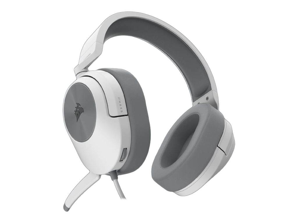 Corsair HS55 STEREO Auricolare Cablato A Padiglione Giocare Bianco (HSET USB HS55 Stereo White)-3