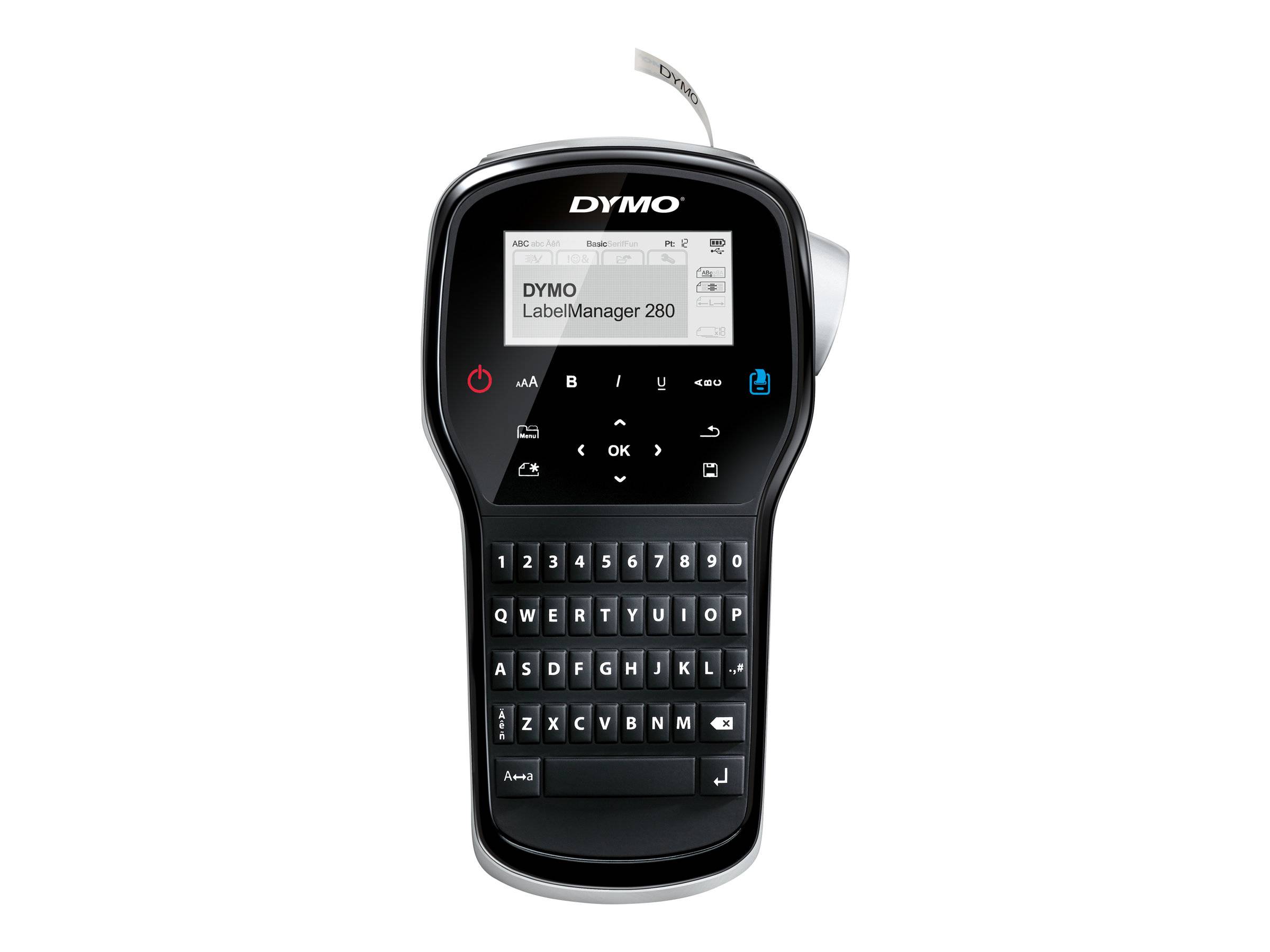 DYMO LabelManager 280 6/9/12 mm D1-Bänder Qwerty UK/HK (S0968960)-4