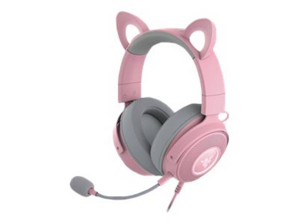 Razer Kraken Kitty V2 Pro Auricolare Cablato A Padiglione Giocare USB tipo A Rosa (Kraken Kitty Ed. V2 Pro - Quartz)