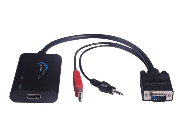 MicroConnect MONGGHDMI VGA + Audio to HDMI converter-1