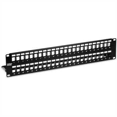 Pannello patch TRENDnet TC-KP48S, 48 porte Keystone vuoto schermato
