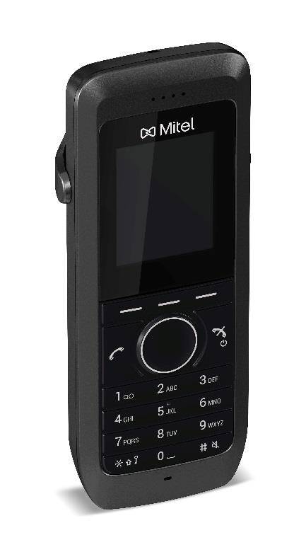 Mitel 5613 - DECT-Telefon - Kabelloses Mobilteil - 1000 Eintragungen - SMS (Kurznachrichtendienst) - Schwarz (50006897)-1