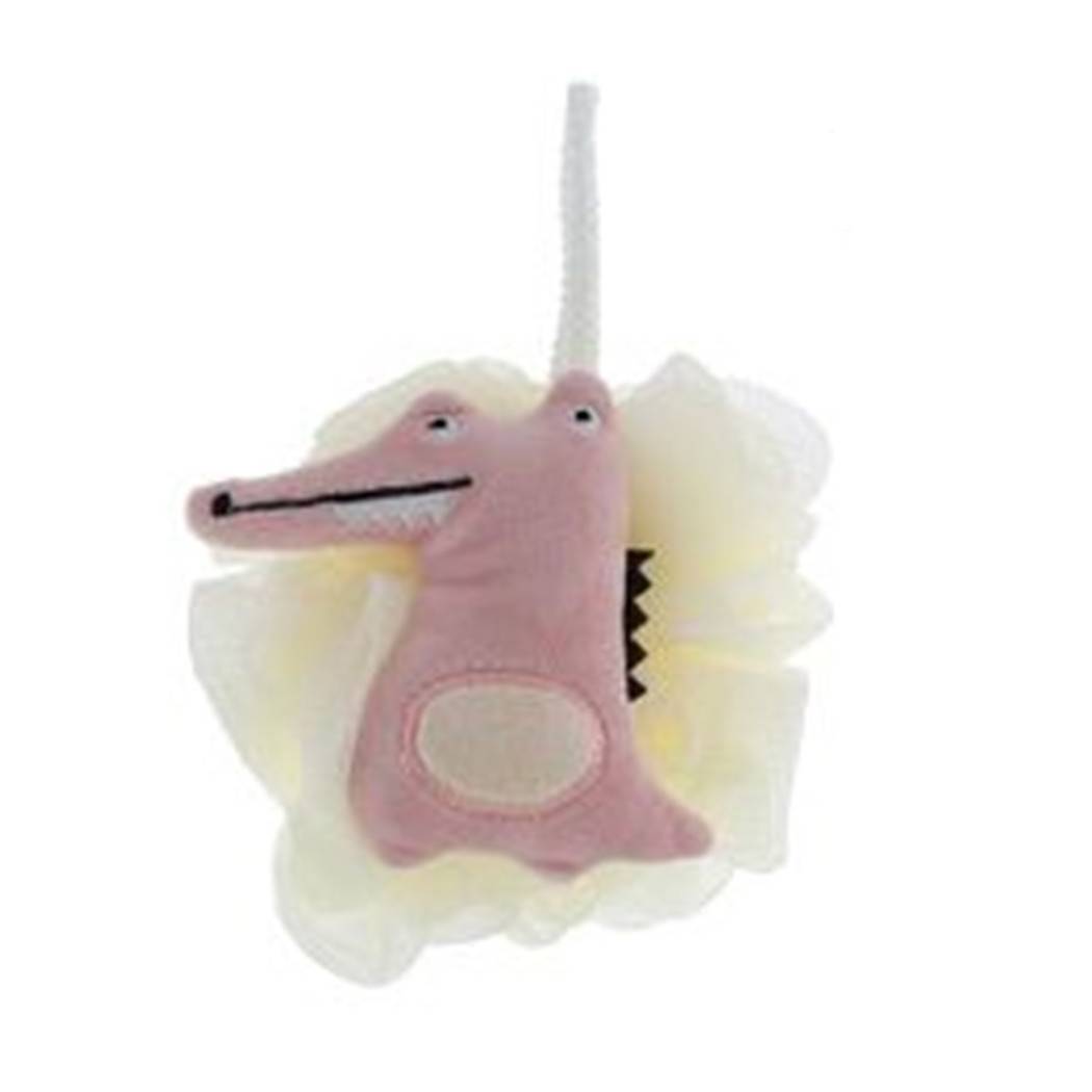 Spugna Retina Per Doccia Bagno Spugnetta Esfoliante Pelle Corpo Con Animale Peluche 87248 --2