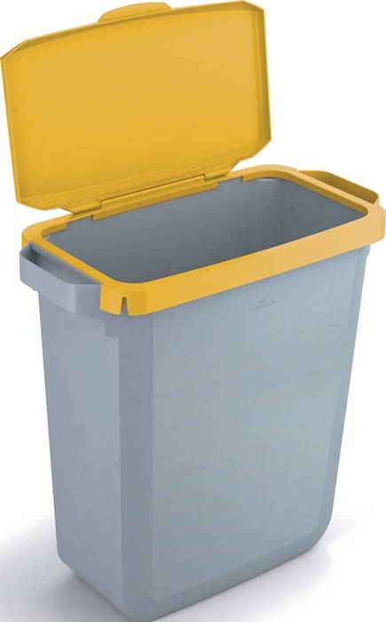 Coperchio per bidone portarifiuti DURABLE DURABIN 60 l giallo 1800500030-2
