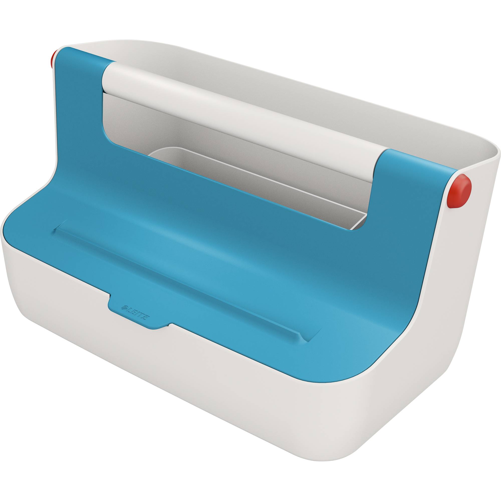 Scatole Portaoggetti Leitz Cosy Azzurro ABS 21,4 x 19,6 x 36,7 cm Maniglia per il trasporto-0