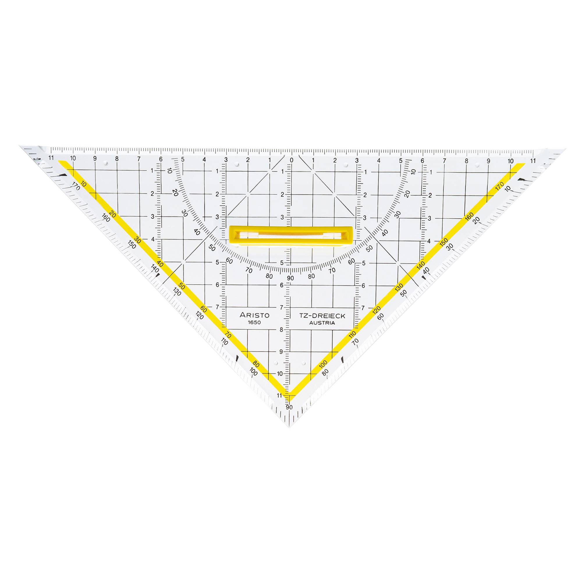 Triangolo geometria ARISTO con manico 25,0 cm