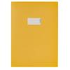 HERMA Heftschoner Recycling, DIN A4, aus Papier, gelb mit Beschriftungsetikett, 100 % Altpapier - 10 Stück (5521)