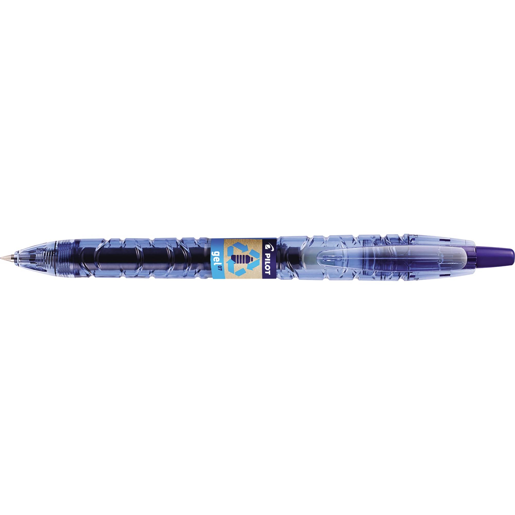 Pena a sfera retrattile Pilot B2P Gel BeGreen - Inchiostro gel - Punta 0.7 mm - Corsa 0.32 mm - 89.8% plastica riciclata